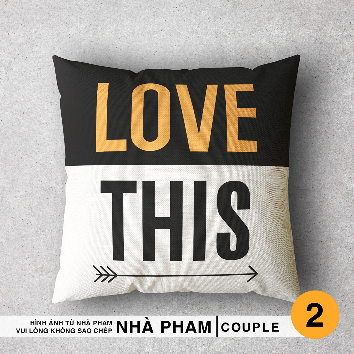Vỏ Gối Sofa COUPLE (NO1-16) (45x45cm)