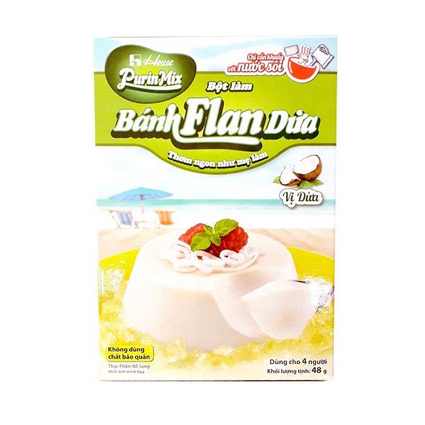 Bánh Flan Dừa vị dừa ( Purin Mix ) 48gr