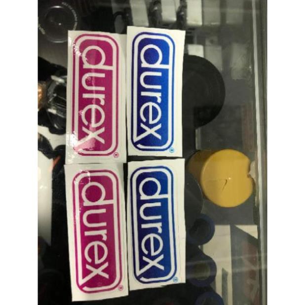 [HCM]Combo 4 miếng tem durex ( 2 xanh 2 hồng) " rẻ vô địch " Rẻ Vô Địch
