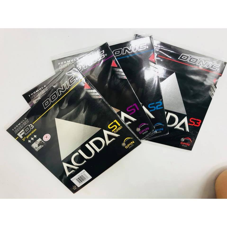 [ FREE SHIP ] Mặt Vợt Bóng Bàn DONIC Acuda S1 S2 S3 Speed Spin và ConTrol