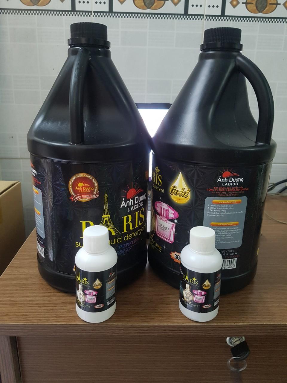 [HCM]Set thùng 4c Nước giặt Paris Ánh Dương 3600ml
