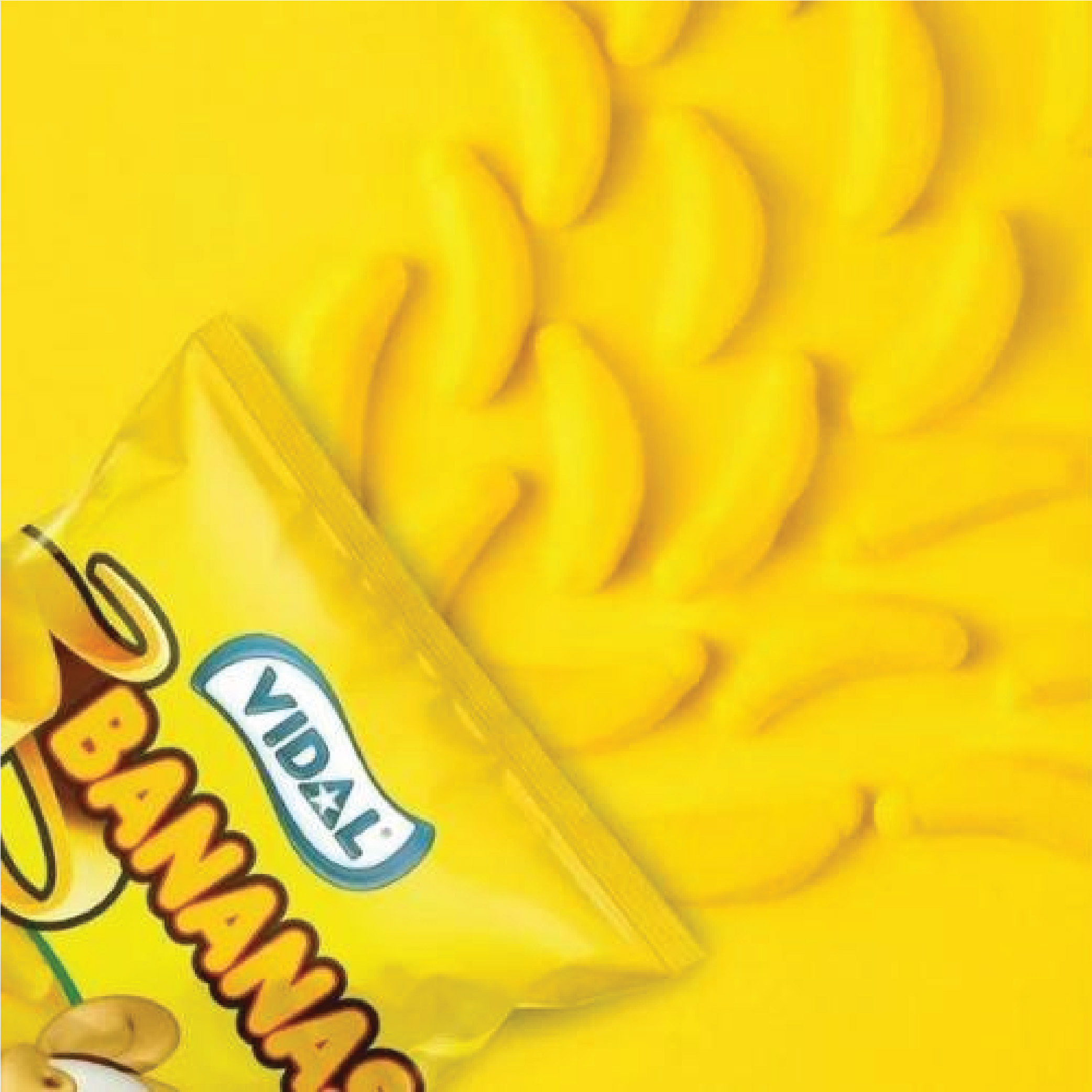 Kẹo dẻo hình quả chuối Vidal 80g