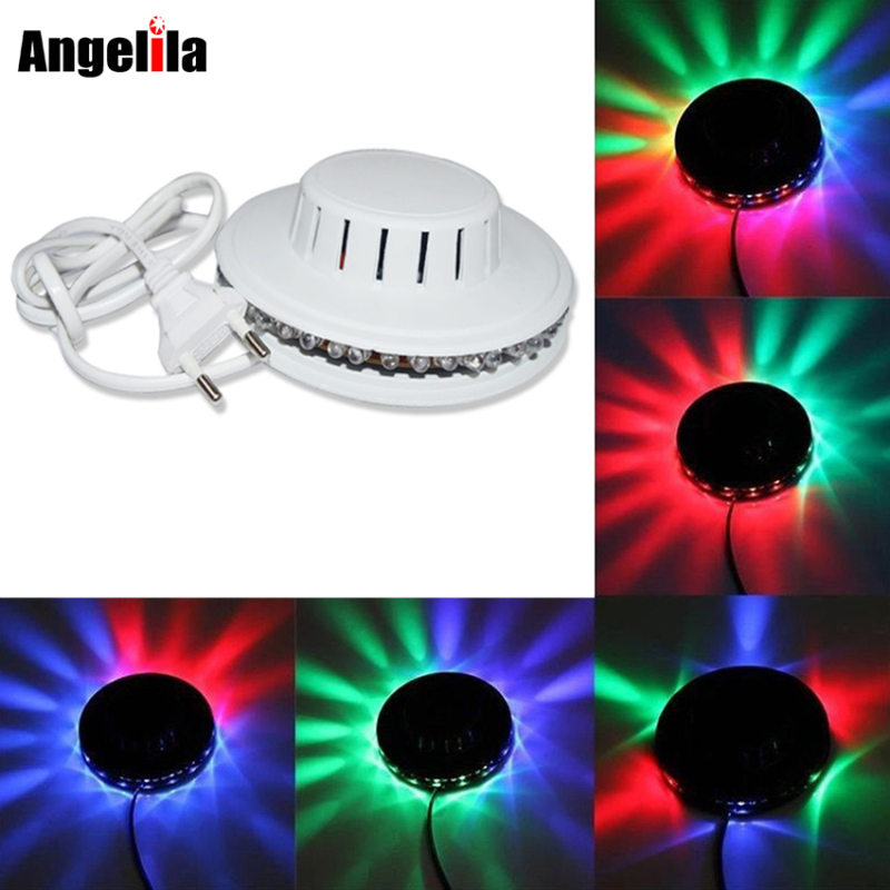 Angelila đèn led 7 màu Hiệu ứng ánh sáng sân khấu đầy màu sắc Đèn vũ trường Quầy bar DJ Club Pub Đèn tiệc đèn led trang trí