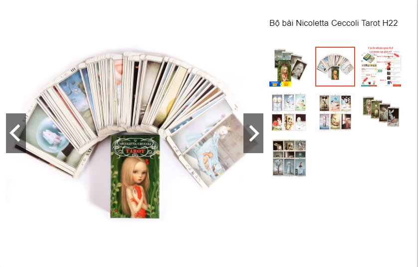 Bộ bài Nicoletta Ceccoli Tarot H22
