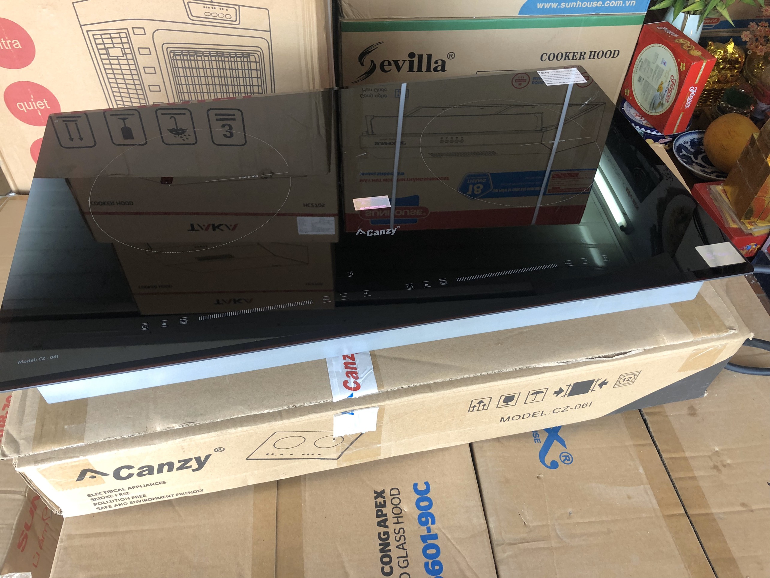 Bếp điện từ đôi canzy CZ06i - Bếp 2 từ