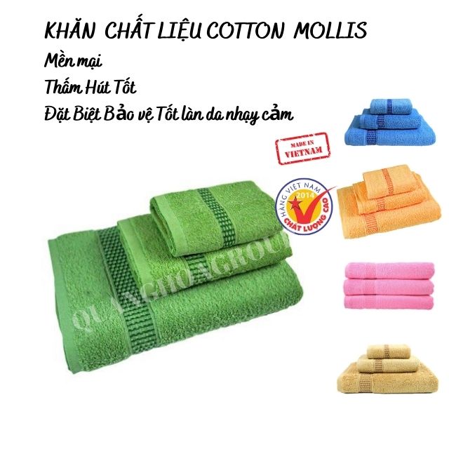 [HCM][30 x 42 cm] Khăn Chất Liệu Cotton Mollis HM58