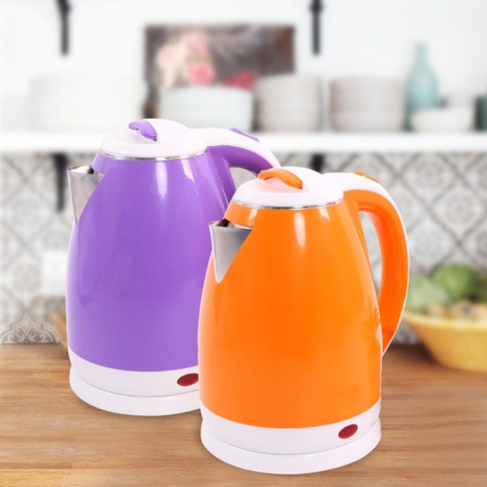 Ấm đun nước siêu tốc 2 lớp màu - ấm siêu tốc - bình siêu tốc - ấm đun siêu tốc - bình đun siêu tốc - ấm siêu tốc chính hãng - ấm đun nước - bình đun nước - bếp ấm đun nước - đồ gia dụng nhà bếp - Bảo hàng 12 tháng