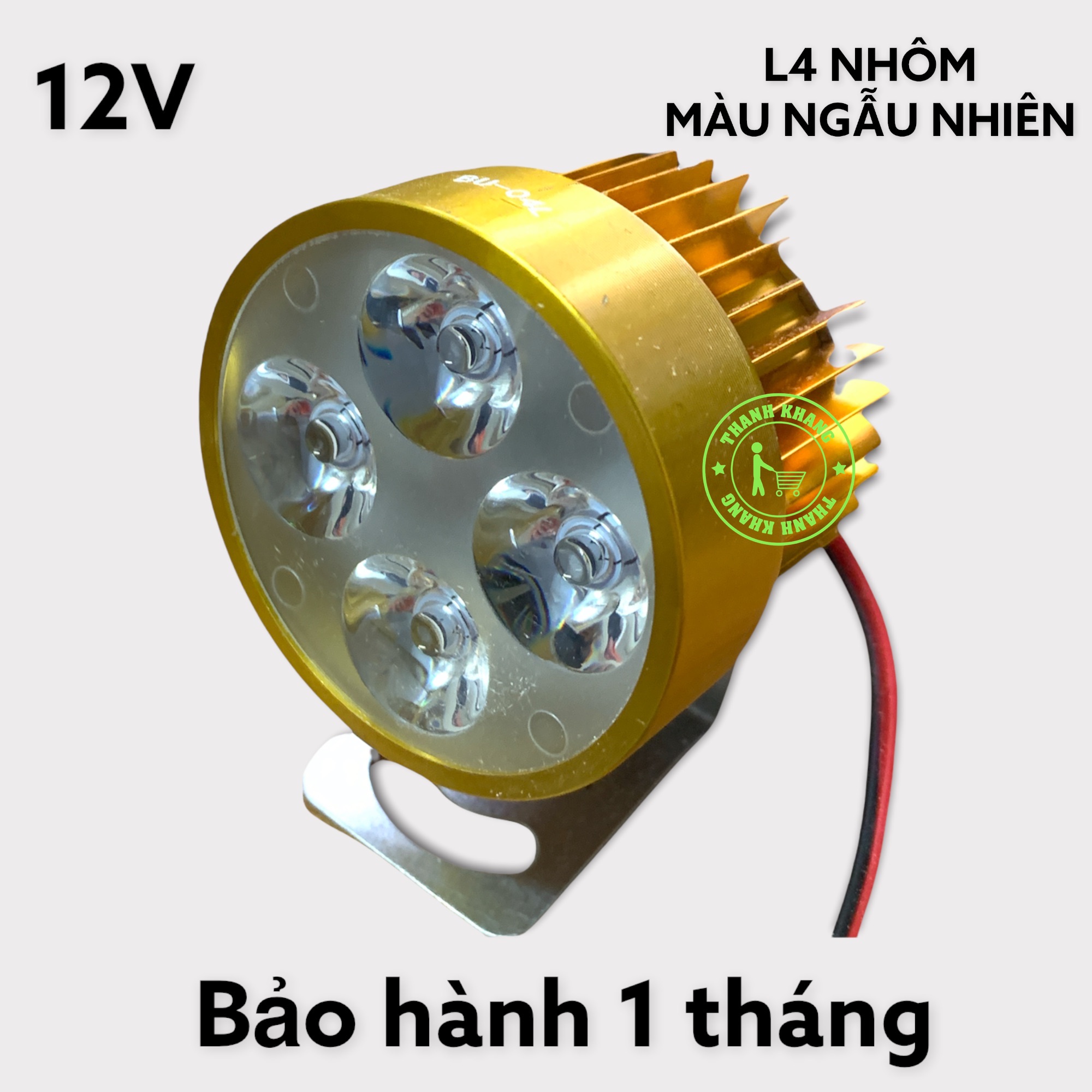 Đèn pha led trợ sáng L4 CYT-T1 gắn xe máy