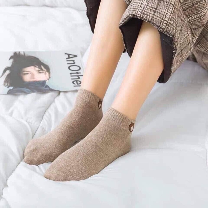 [Free Ship] - 30 đôi tất gấu đủ màu hàng đẹp