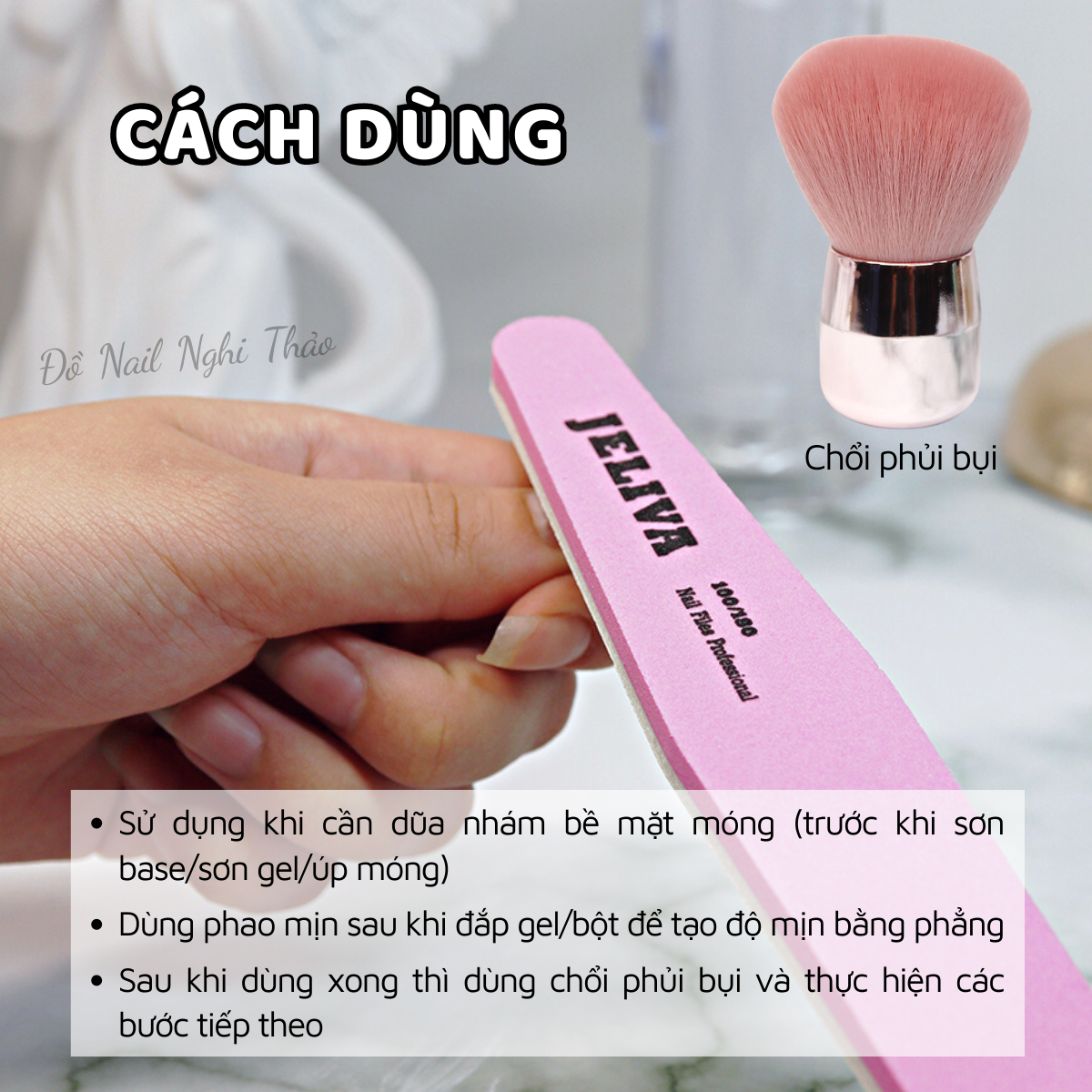 Phao móng tay dài JELIVA