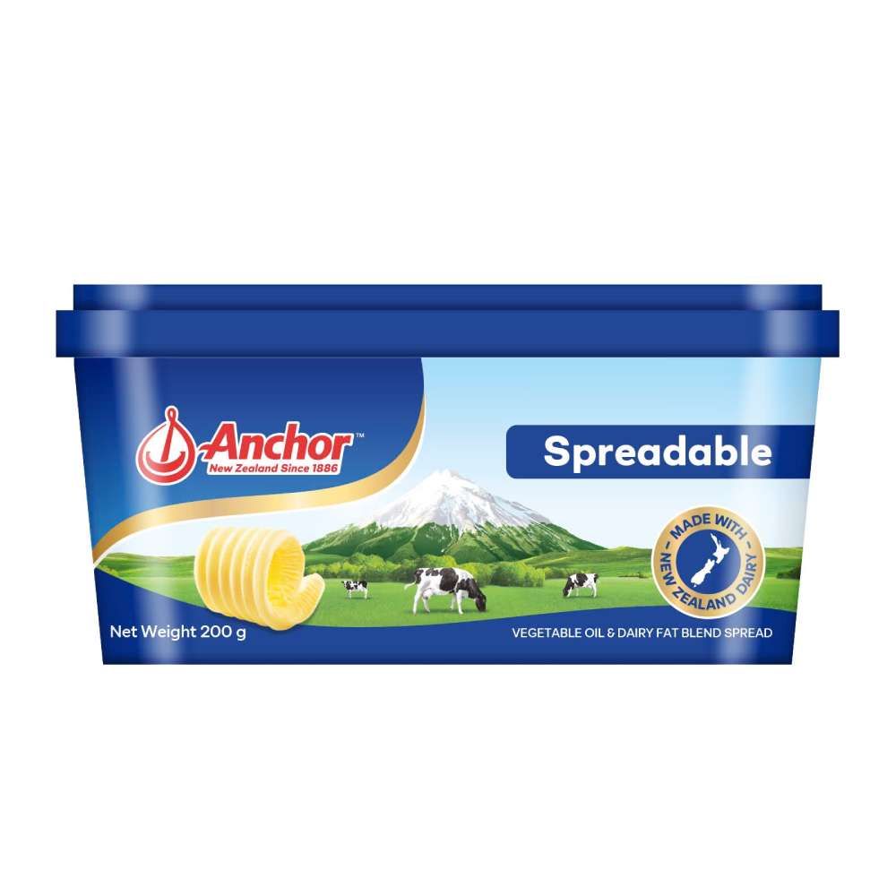 SHIP HCM- BƠ THỰC VẬT ANCHOR DẠNG PHẾT SPREADABLE  200GR 94002