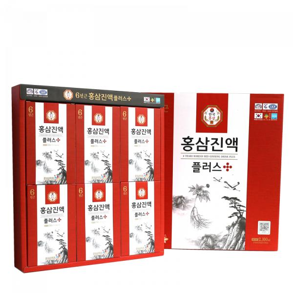 Hộp 30 Gói Nước Tinh Chất Hồng Sâm Kumsam Natural 6 Years Korean Red Ginseng Drink Plus - (30góix70ml)