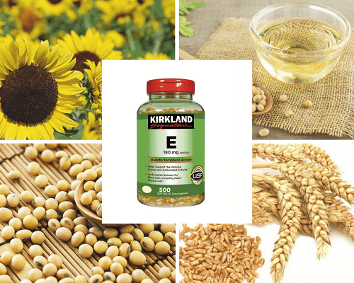 [HCM]Vitamin E 400IU Kirkland ( Hộp 500 Viên )