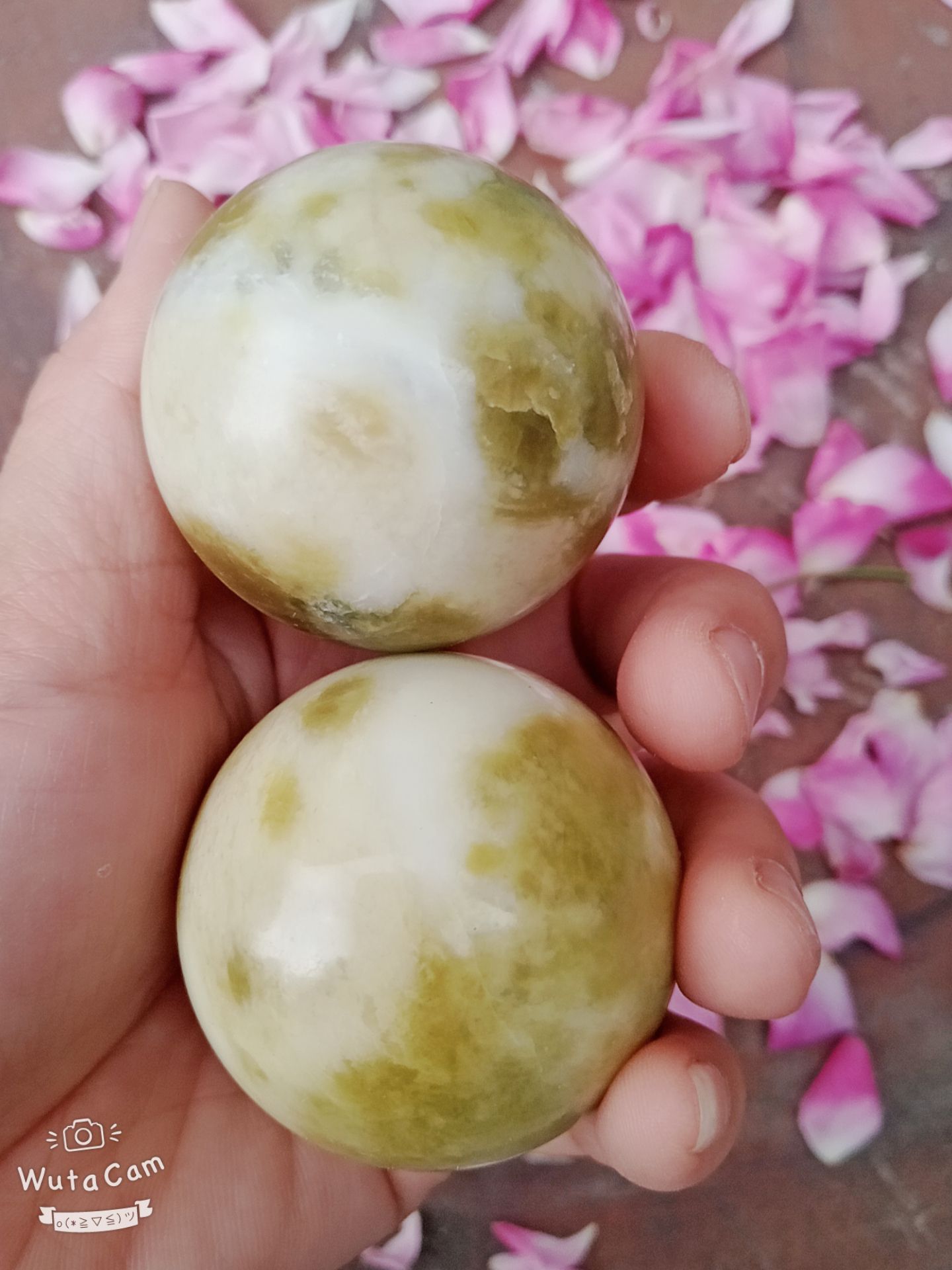 CẶP BI ĐÁ LĂN TAY THIÊN NHIÊN