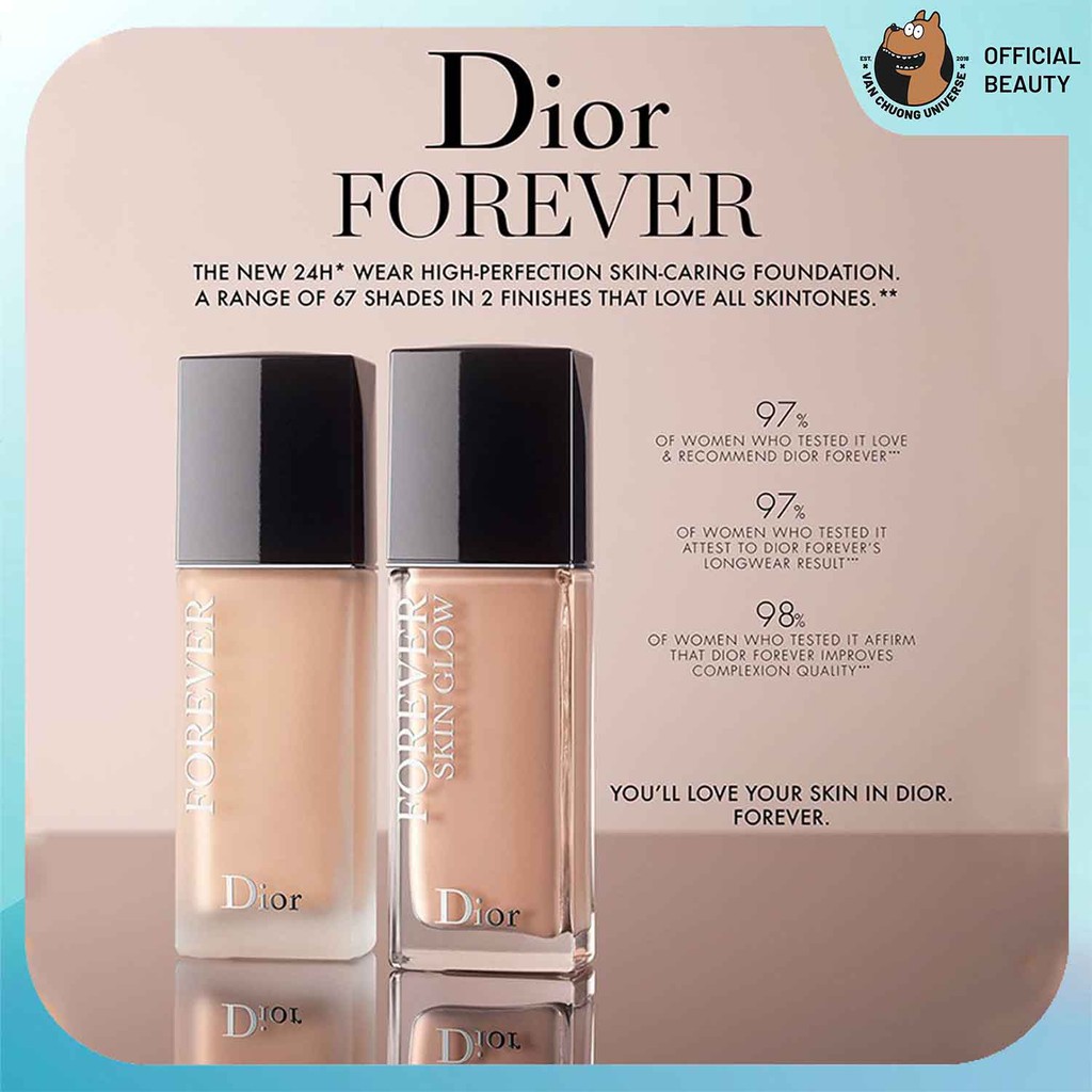 Kem nền Dior Forever Skin Glow Foundation độ che phủ hoàn hảo tone ...