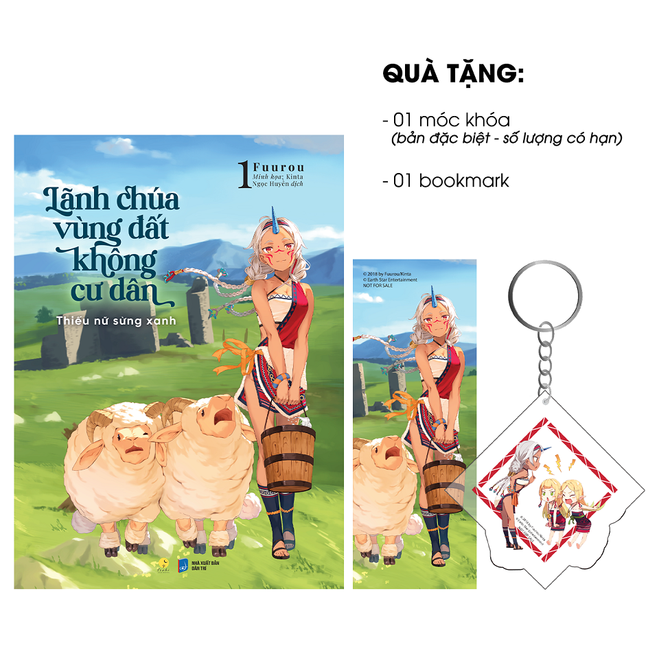 Sách - Lãnh Chúa Vùng Đất Không Cư Dân - Thiếu Nữ Sừng Xanh (Tập 1 - Bản Đặc Biệt)