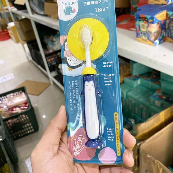 Bàn chải đánh răng trẻ em lông mềm Babuu
