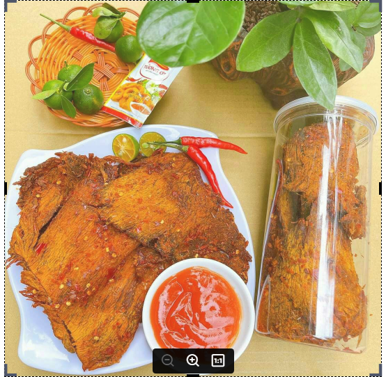 Khô mực cán tẩm vị