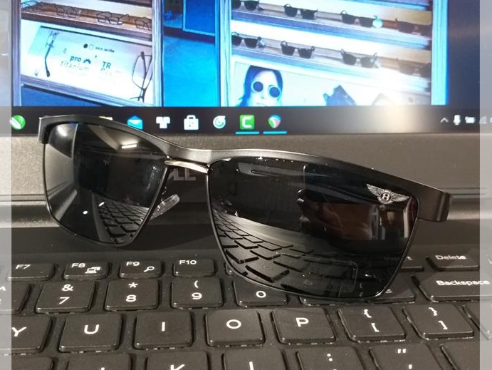 Mắt kính nam, Rb4165 Mắt Polarized có logo chìm