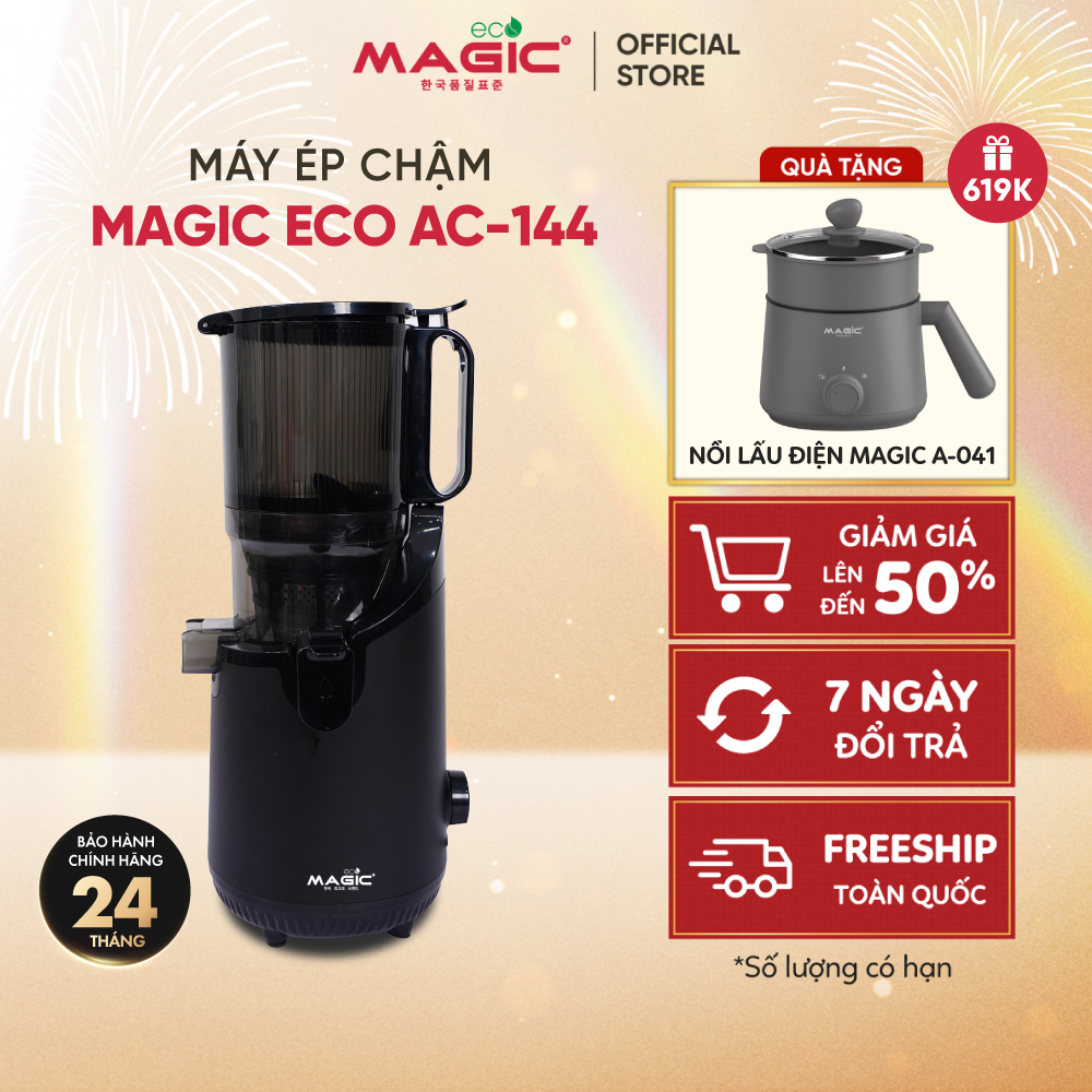 Máy ép chậm miệng rộng Magic Eco AC-144, hàng chính hãng