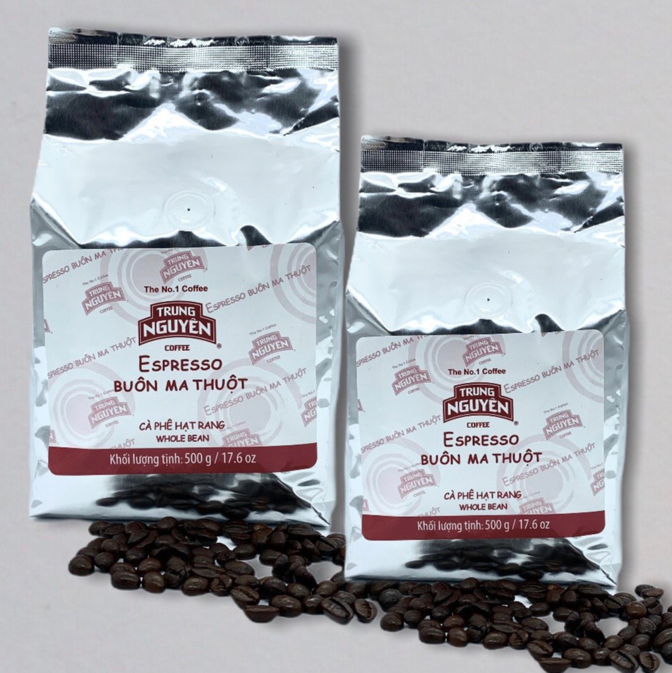 Cà phê hạt mộc Trung Nguyên Espresso( 500gam)