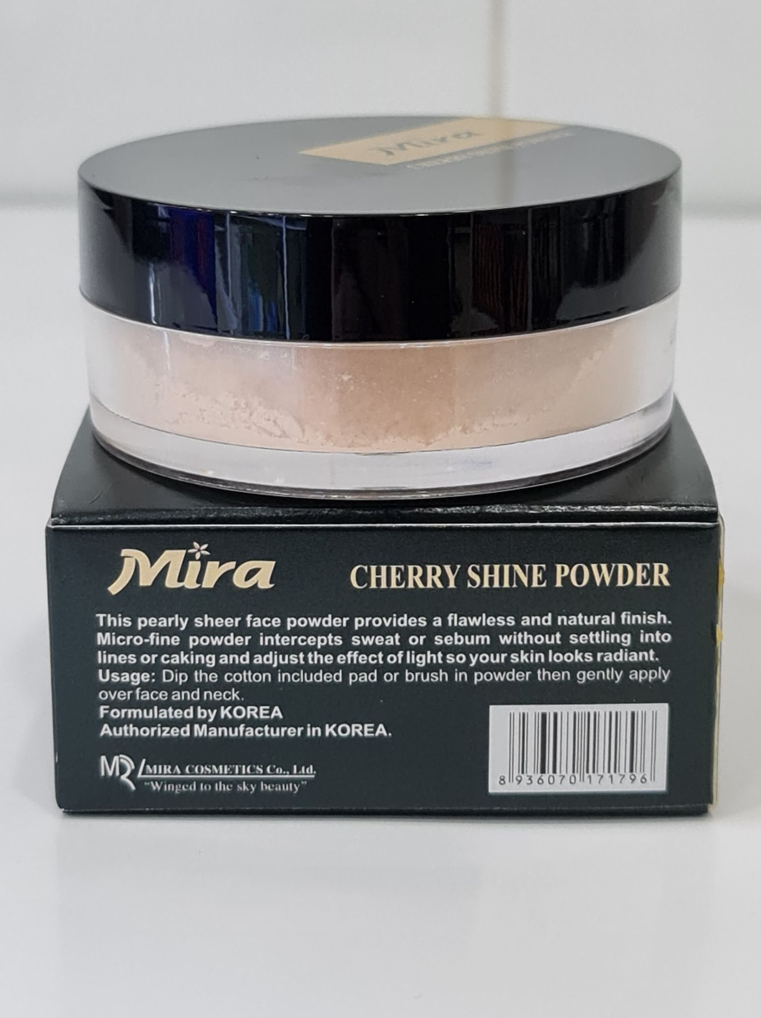 Phấn Phủ Siêu Mịn Dạng Bột MIRA Cherry Shine Powder 10g