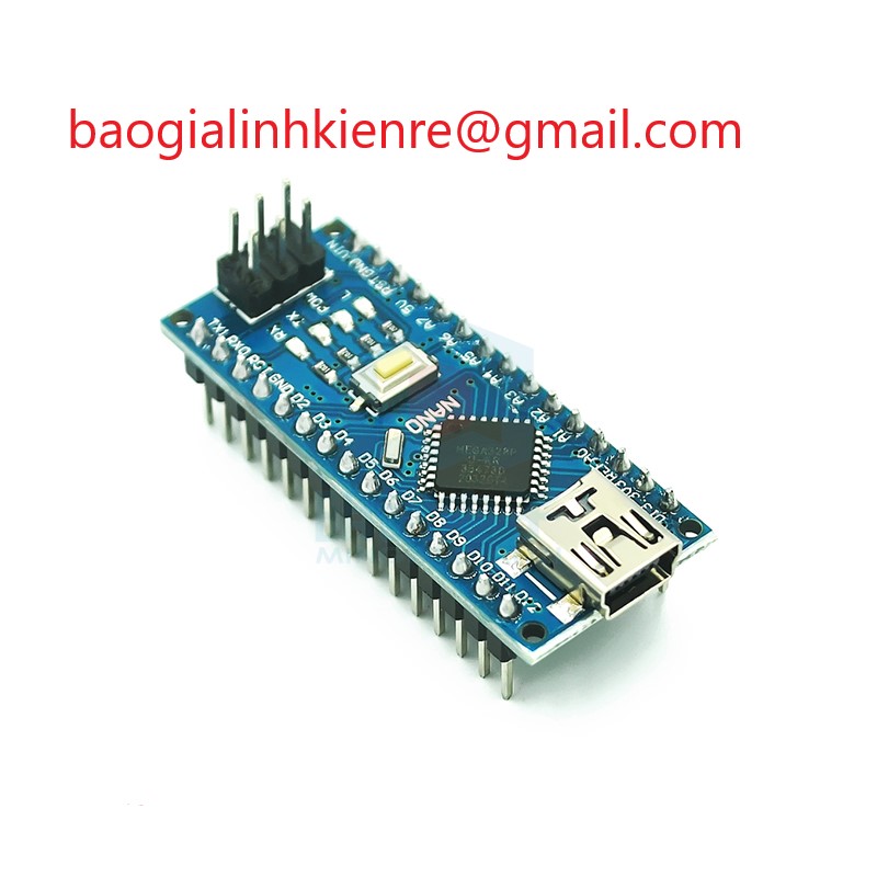 Kit Arduino Nano V3.0 CH340 Có kèm cáp Mini USB - Atmega328P