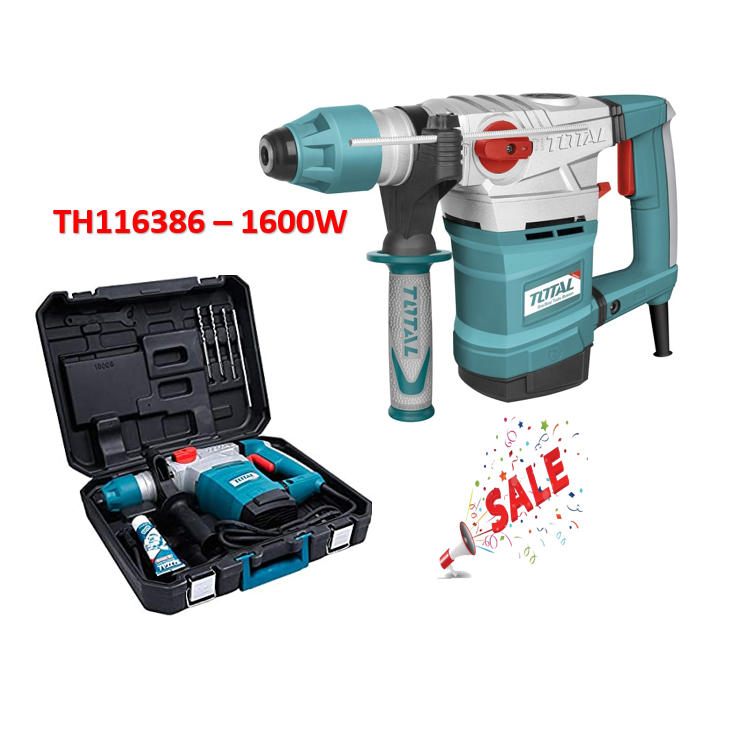 Máy khoan đục bê tông 1600W Total TH116386