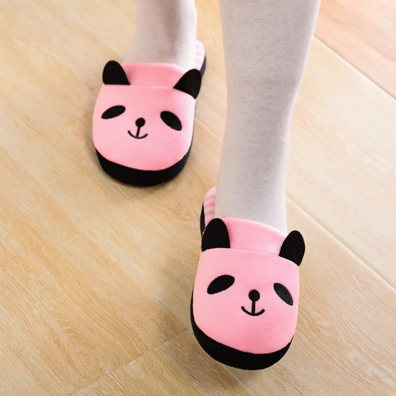 Dép bông gấu trúc - chọn lên 1 size