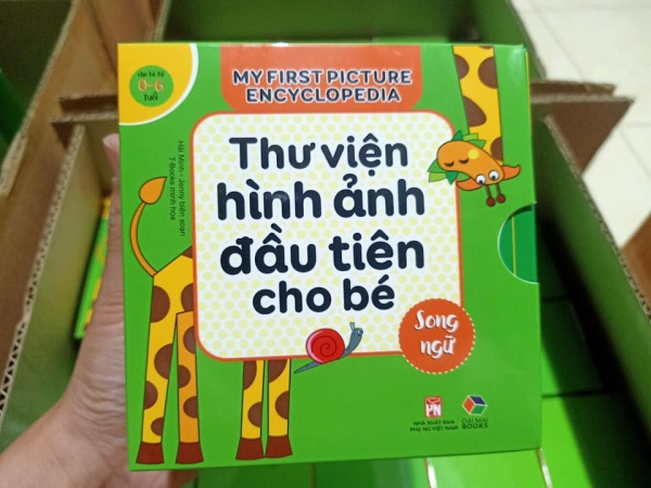 Tr.ọn b.ộ Th.ư vi.ện hình ảnh song ngữ Anh Việt dành cho bé 0-6 tuổi
