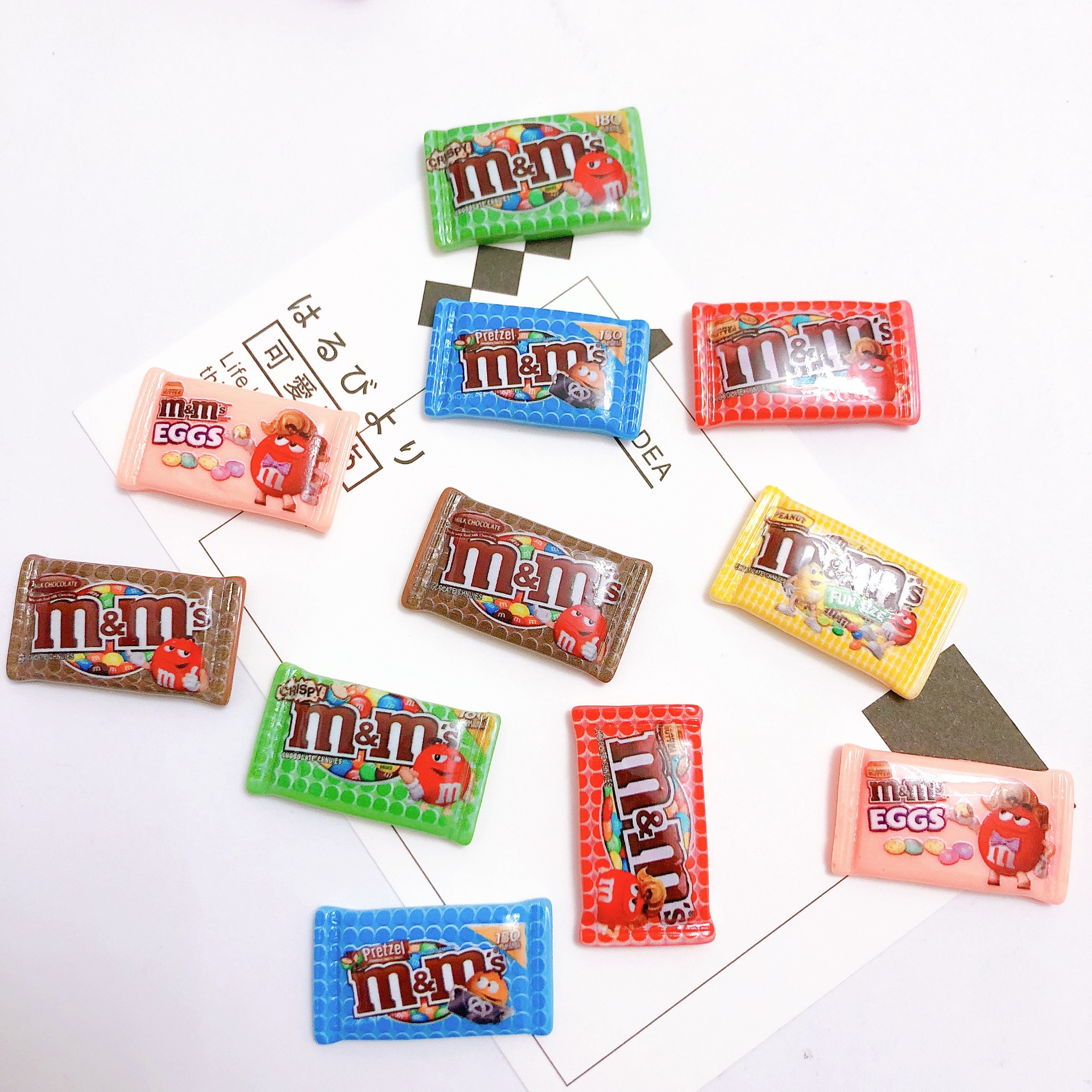Mô hình gói kẹo socola M&M trang trí nhà búp bê [1 cái]