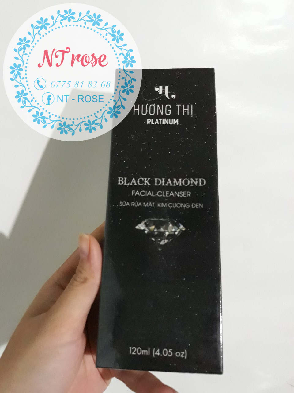 Sữa Rửa Mặt Kim Cương Đen 120ml - Hương Thị