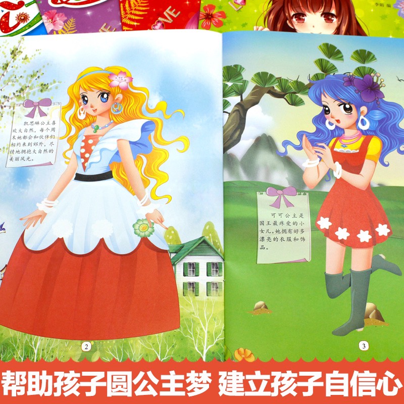 Đồ chơi sticker bóc dán thay đổi trang phục công chúa cho bé gái