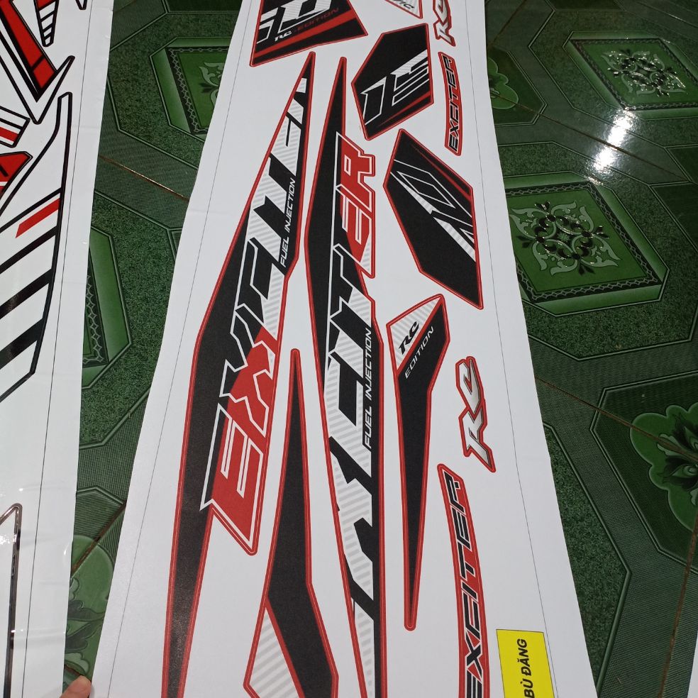 tem rời exciter 150, 2020 ko bay màu