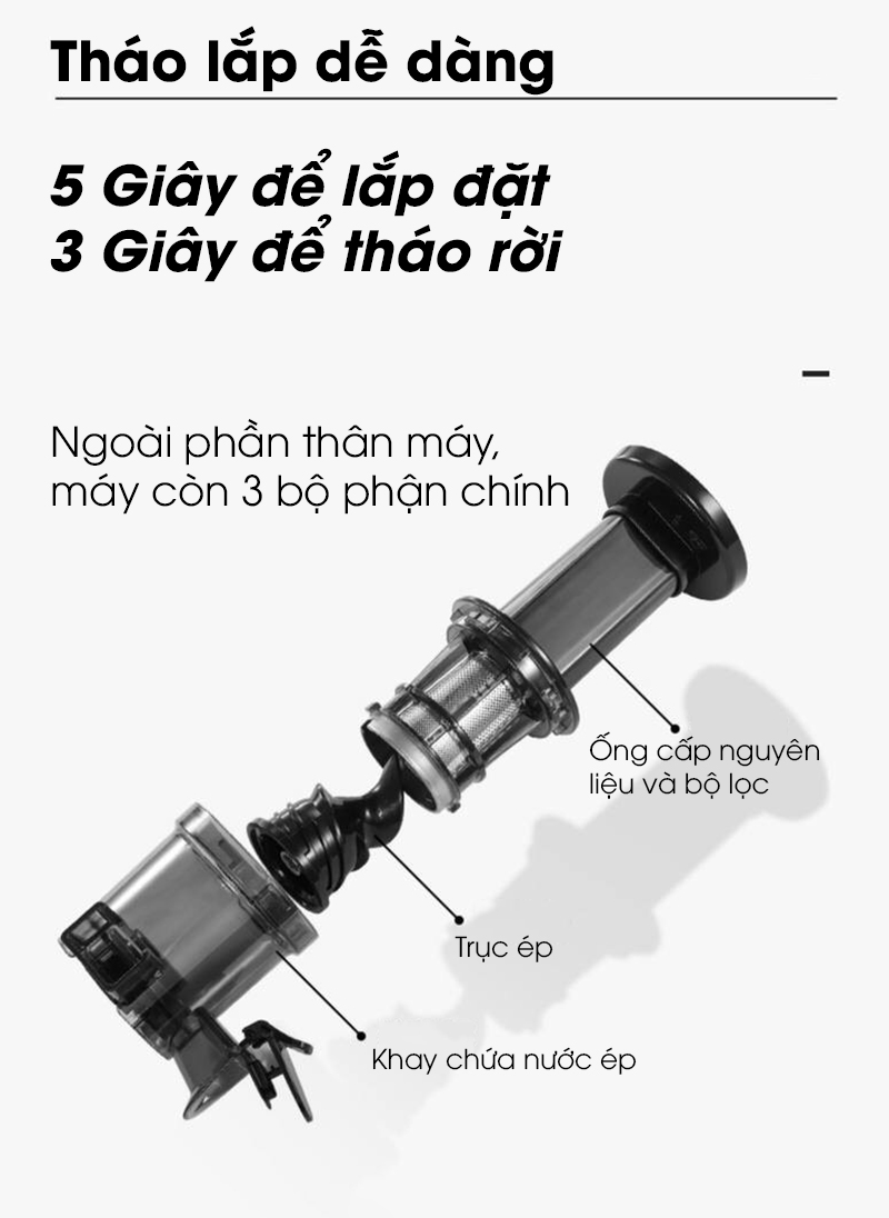 Máy Ép Chậm Mokkom