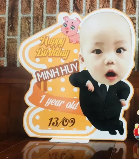 Chibi cắm bánh sinh nhật cho các bé, cao 5-10cm