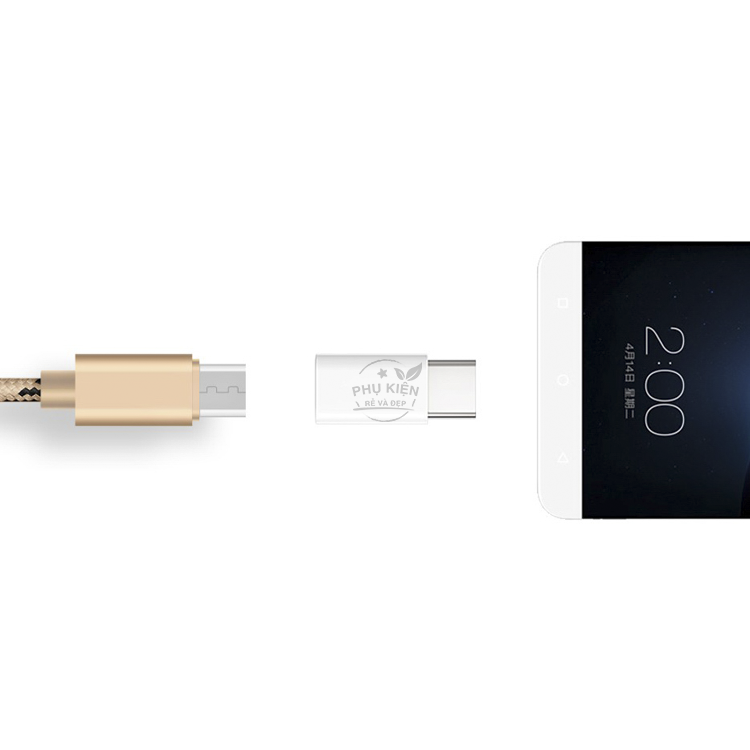 [HCM]Đầu chuyển đổi từ Micro usb (Cái) sang Type C (Đực)