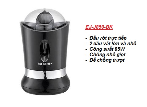 Máy Vắt Cam SHARP EJ-J850-BK