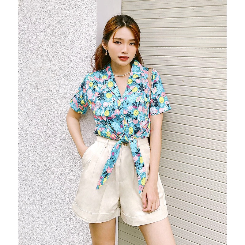 Quần Short Kaki Lật Lai - QS22005 - BlazerSaigon