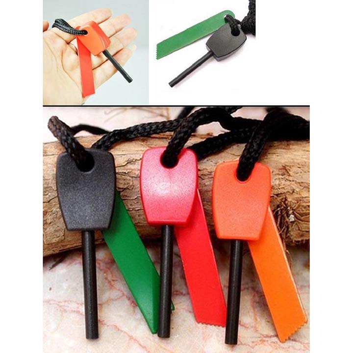 Đá đánh lửa sinh tồn Chuẩn Men dụng cụ tạo lửa nhờ ma sát - GD0612