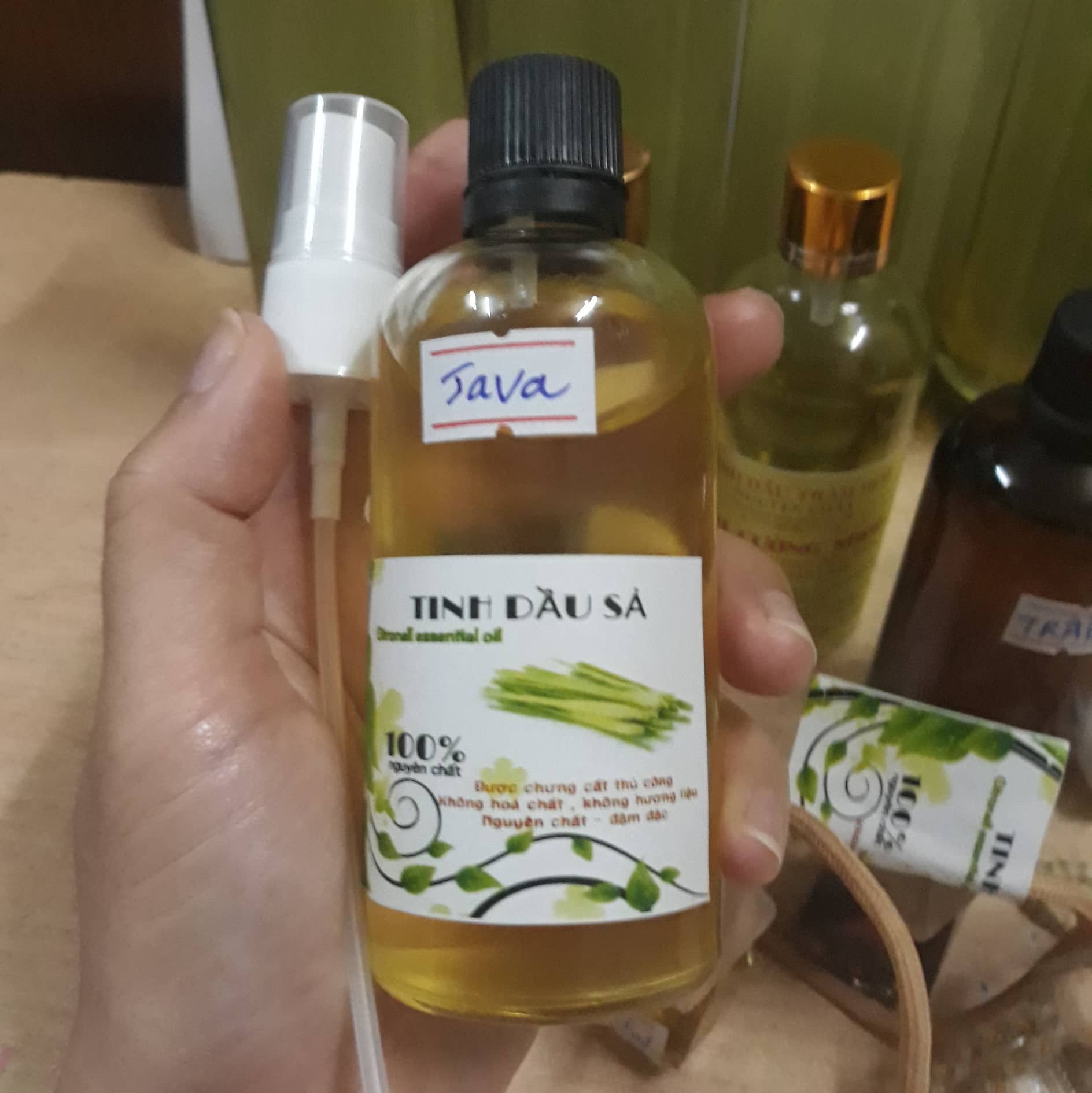 Tinh dầu sả java nguyên chất 500ml