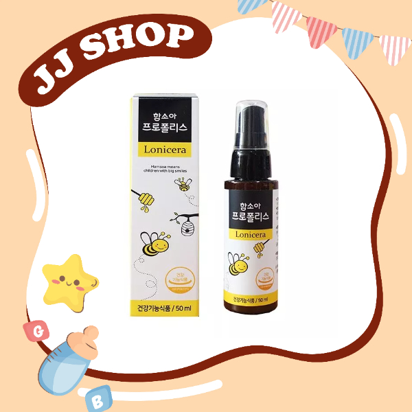 Xịt họng keo ong hamsoa propolis lonicera nội địa hàn 30ml
