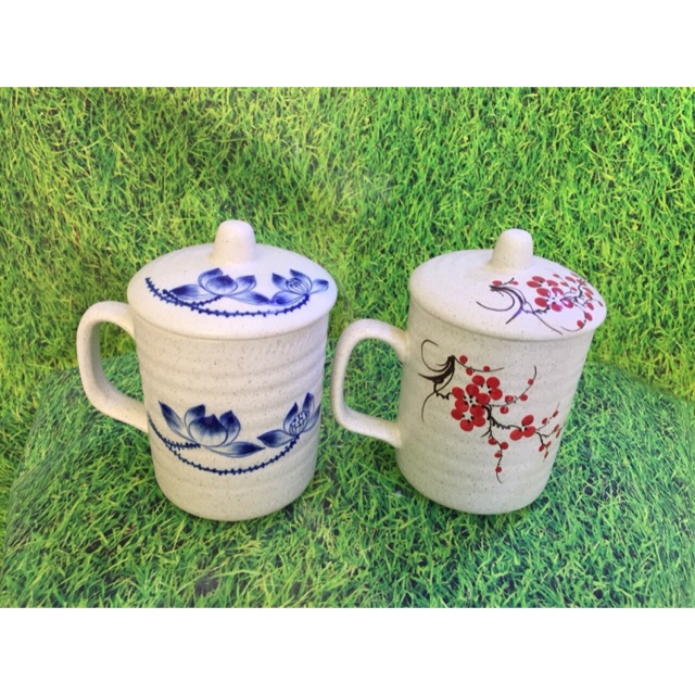 Cốc dáng trụ 450ml Bát Tràng