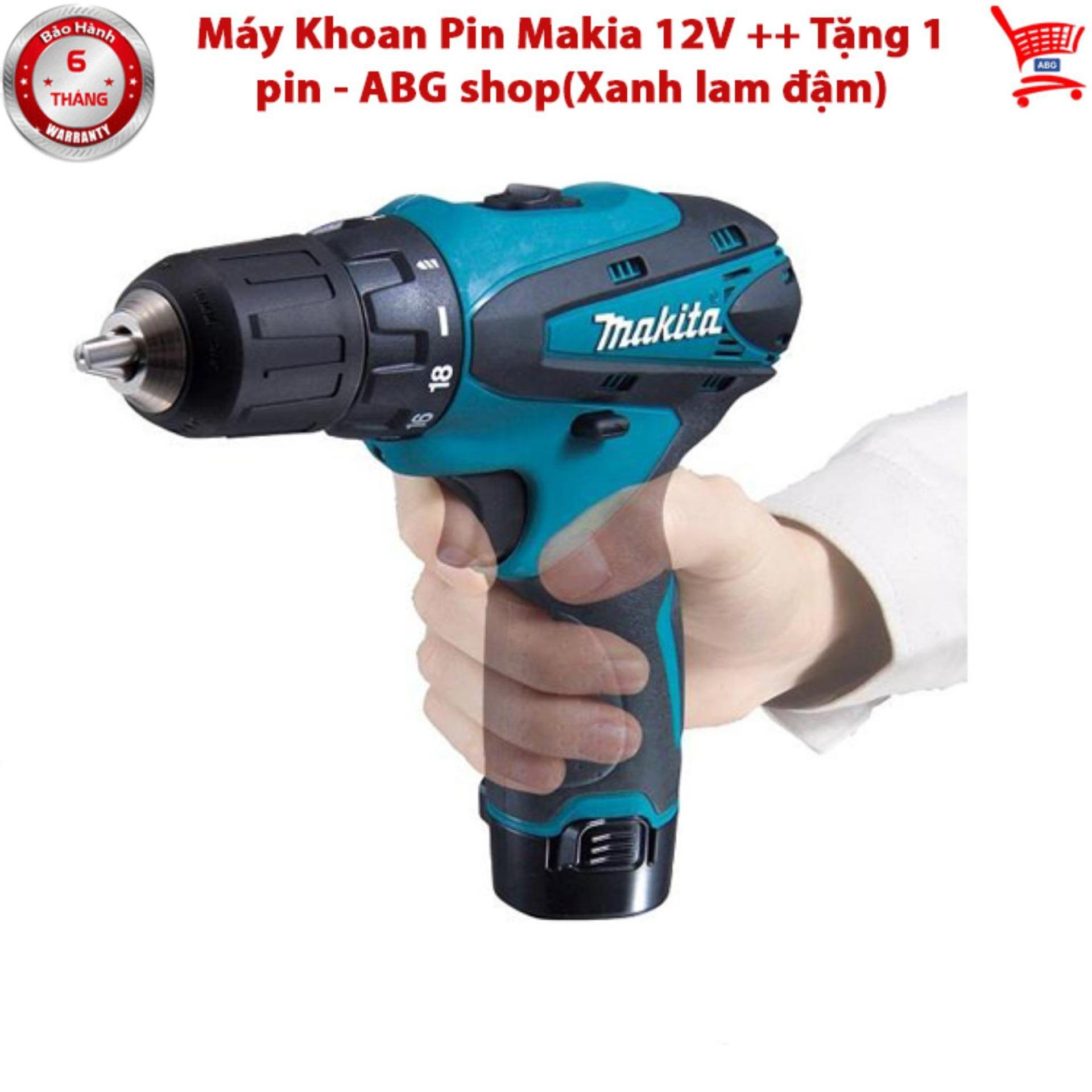 Máy khoan pin makia 12v ++ tặng 1 pin - abg shop