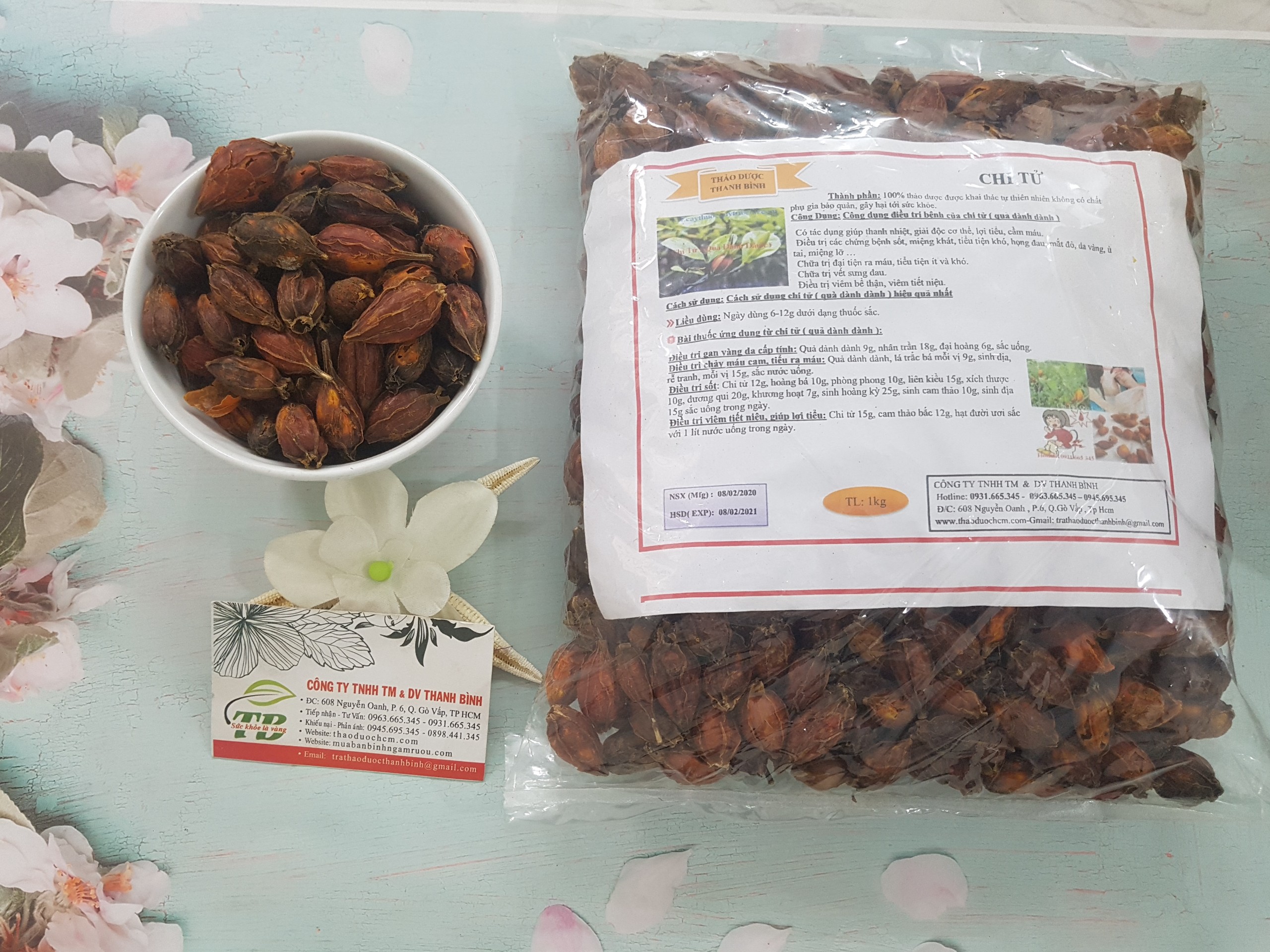 Quả Dành Dành ( Chi Tử ) Khô 1KG - Đông Y Thanh Bình