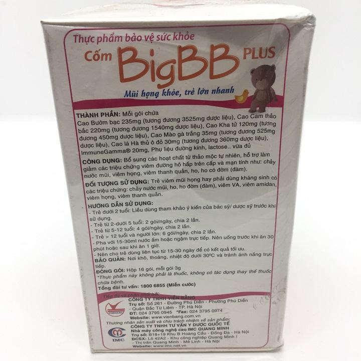 BigBB Plus - Mũi họng khỏe, trẻ lớn nhanh