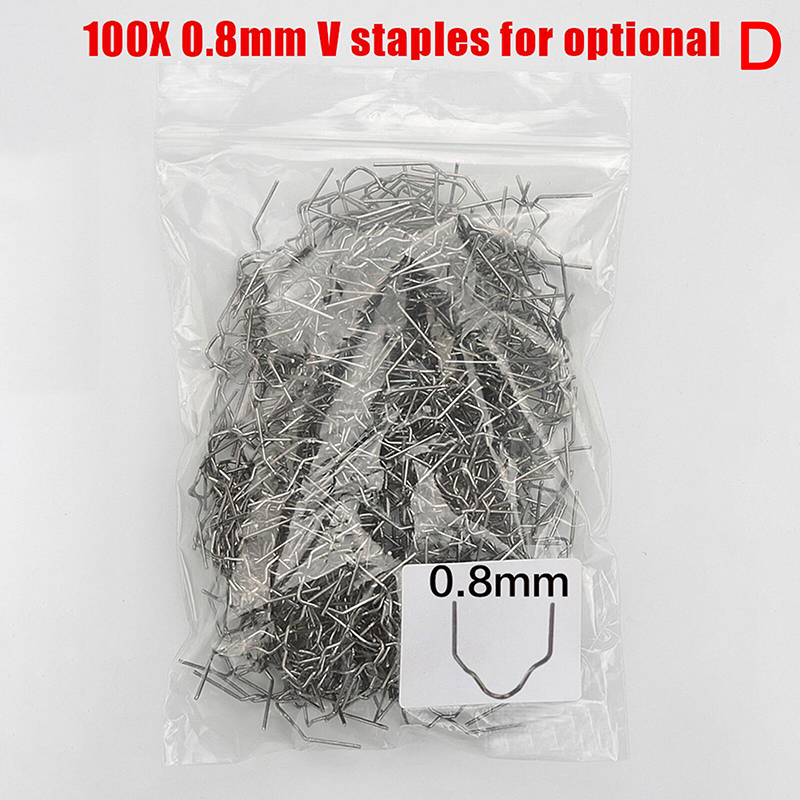 100 chiếc đinh Hàn Sửa chữa bằng nhựa ô tô Dụng cụ dập sóng cắt trước tiêu chuẩn