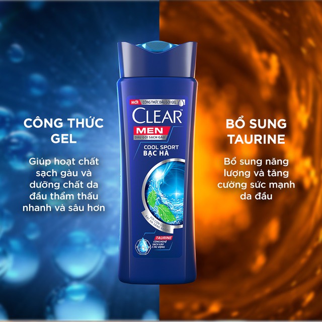 [HCM]Dầu Gội Clear Men 630ml Sạch Gàu