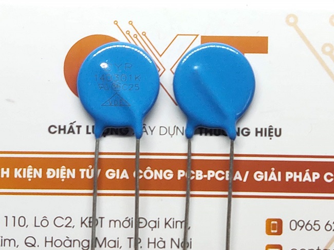14d301k capacitor lightning protection varistor 300V 14mm