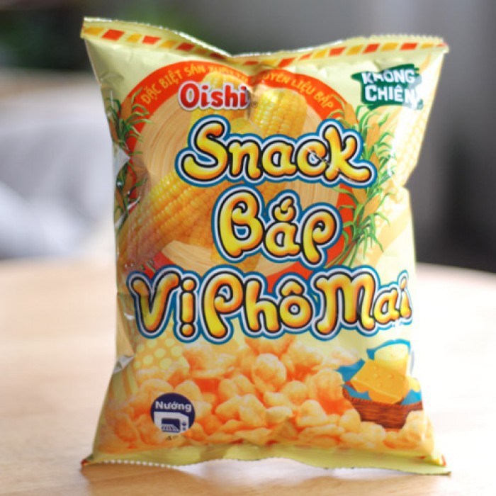 [Oishi] Snack Bắp vị phô mai 35g (10 gói) - 73g (5 gói)